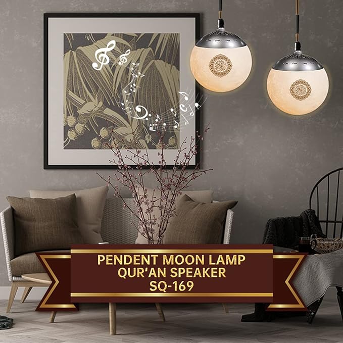 Pendant Moon Quran lamp Speaker